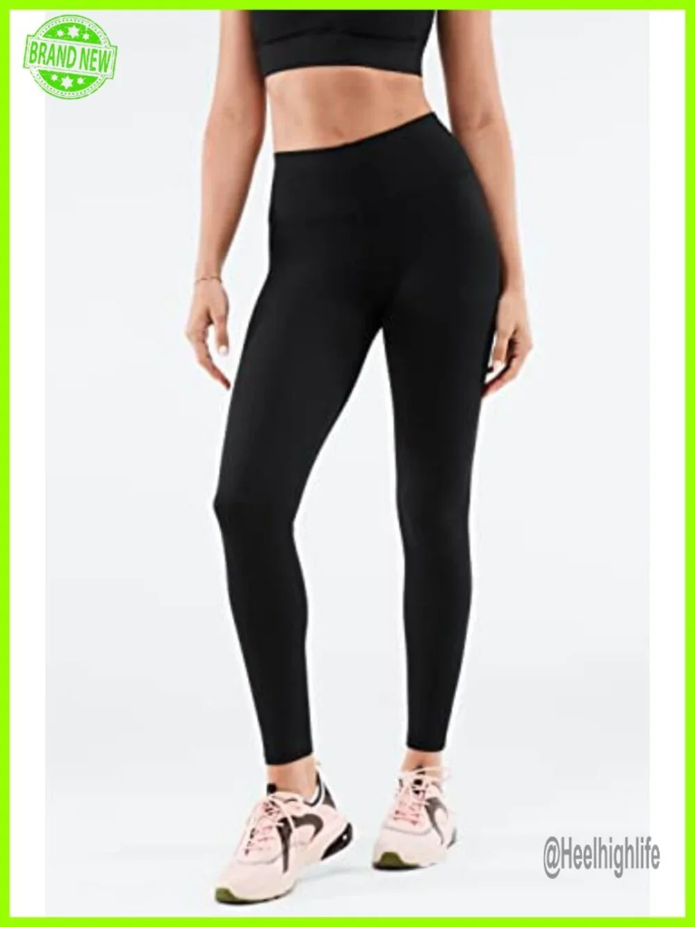 High-Waisted PowerHold Compression Leggings with Pocket